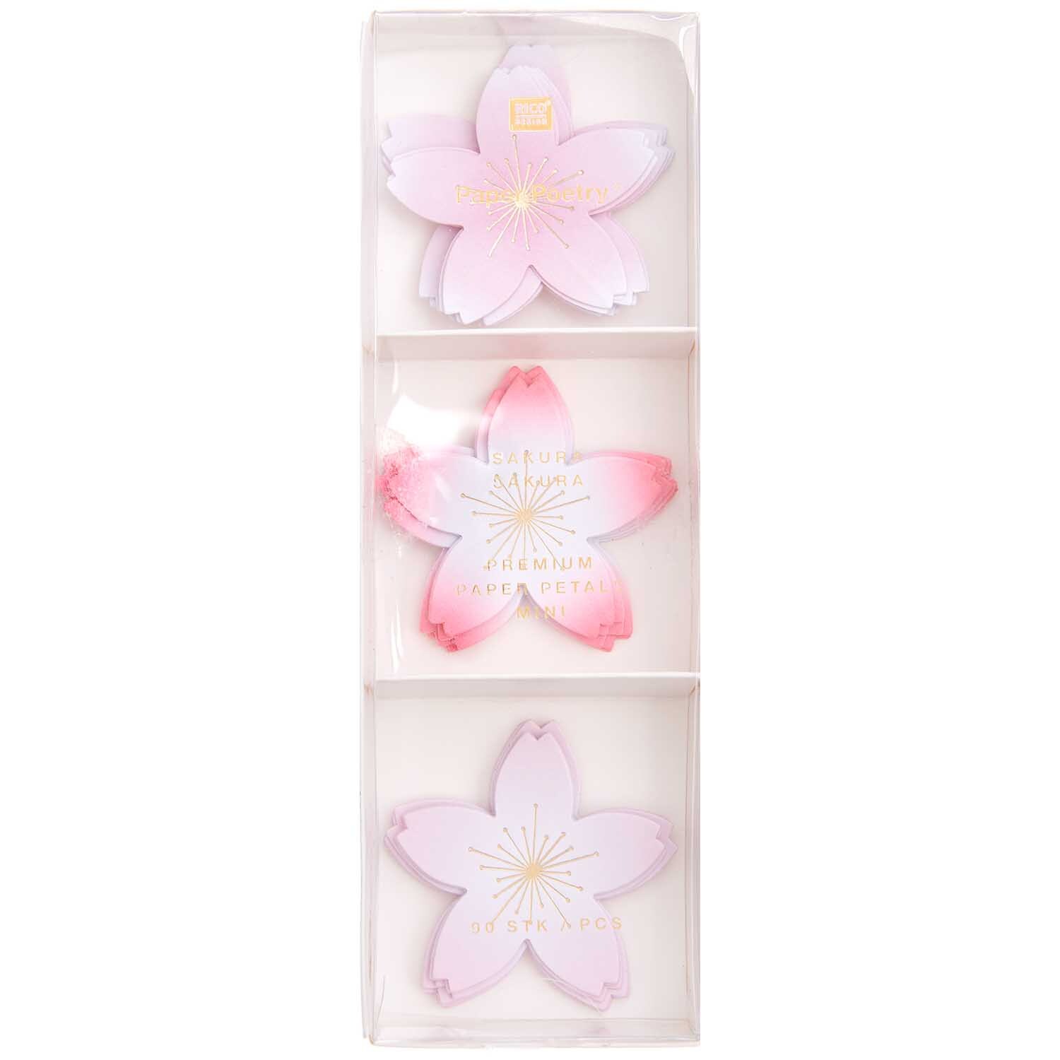 Paper Poetry Mini-Papierblüten Luxury Sakura 5-5,5cm 90 Stück
