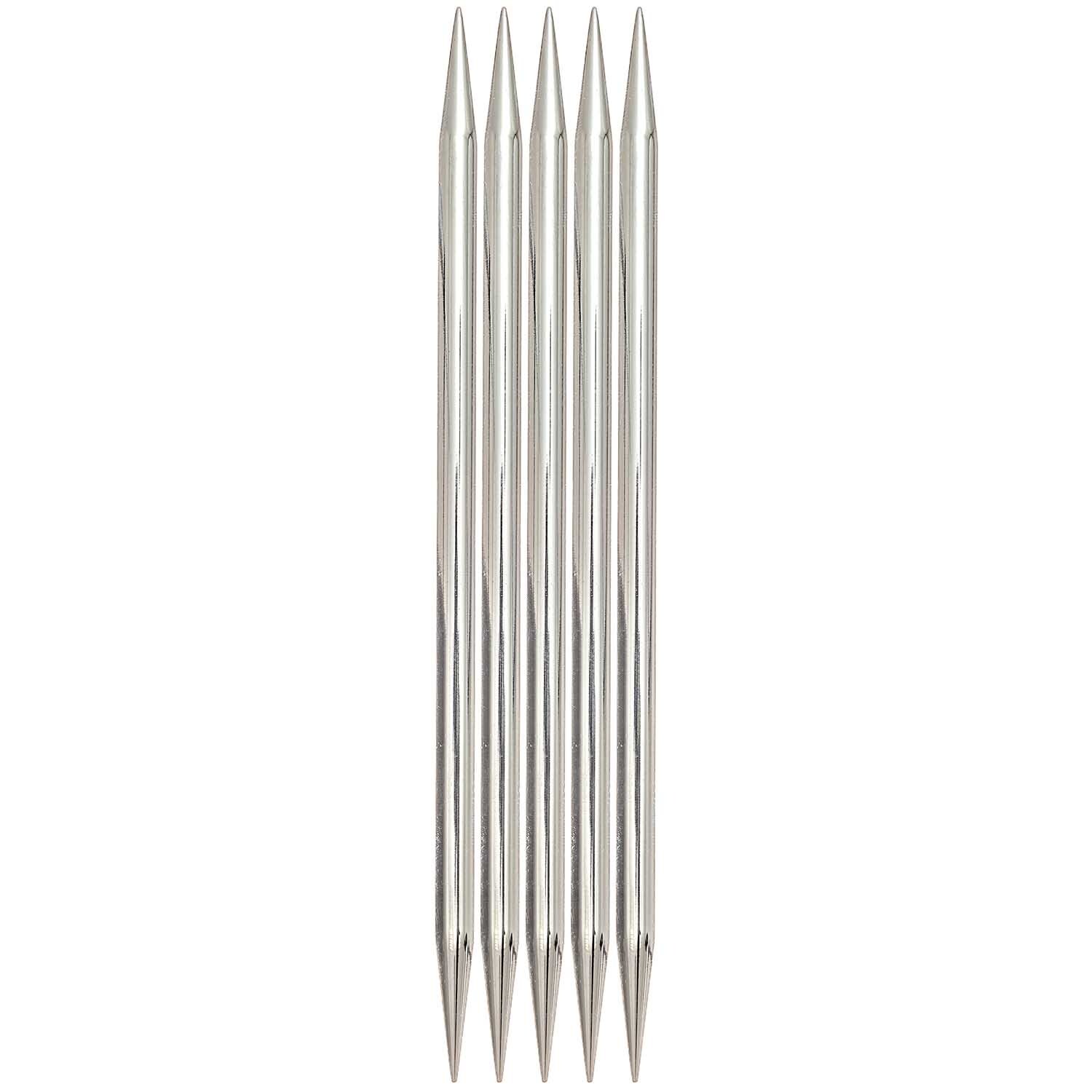 KnitPro Nadelspiel 10mm 20cm Stahl