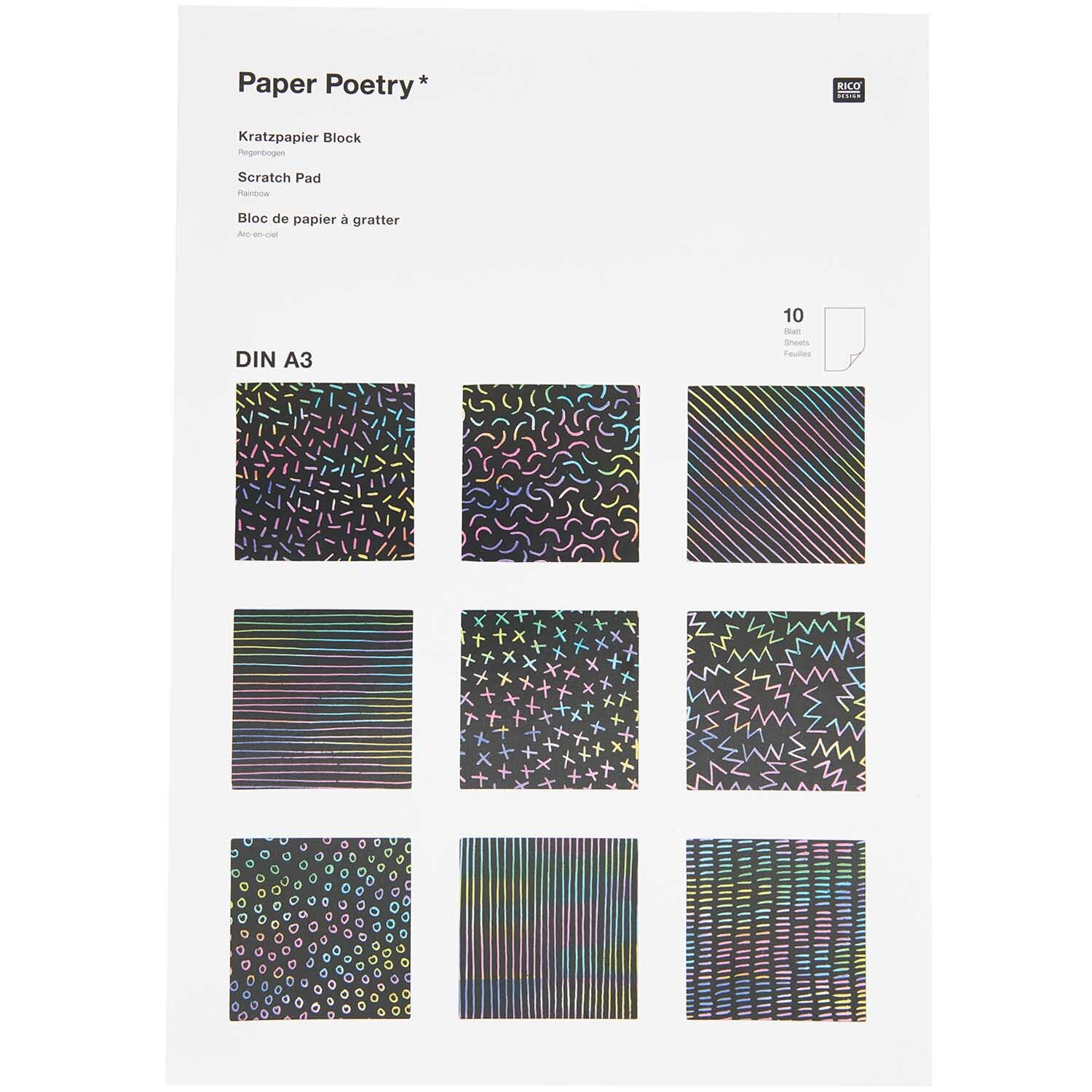 Paper Poetry Kratzpapierblock