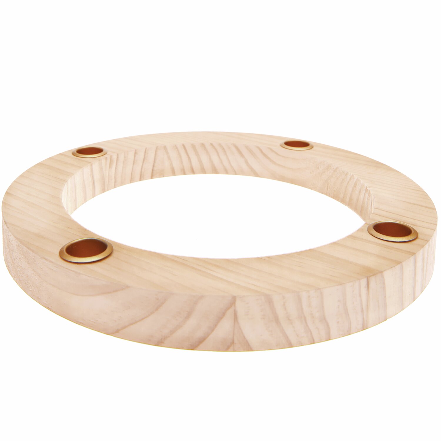 Rico Design Adventskranz Holz natur 30x30x3cm