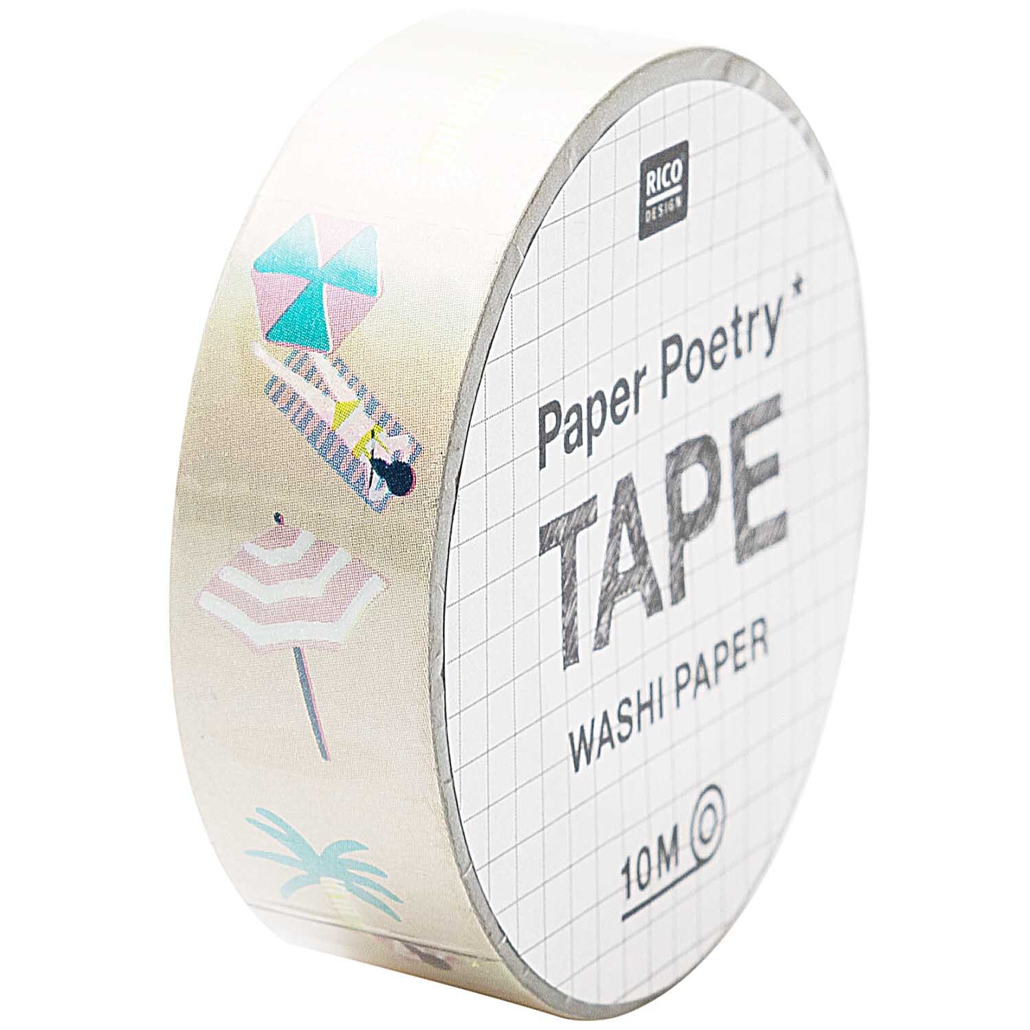 Paper Poetry Tape Beach 1,5cm 10m
