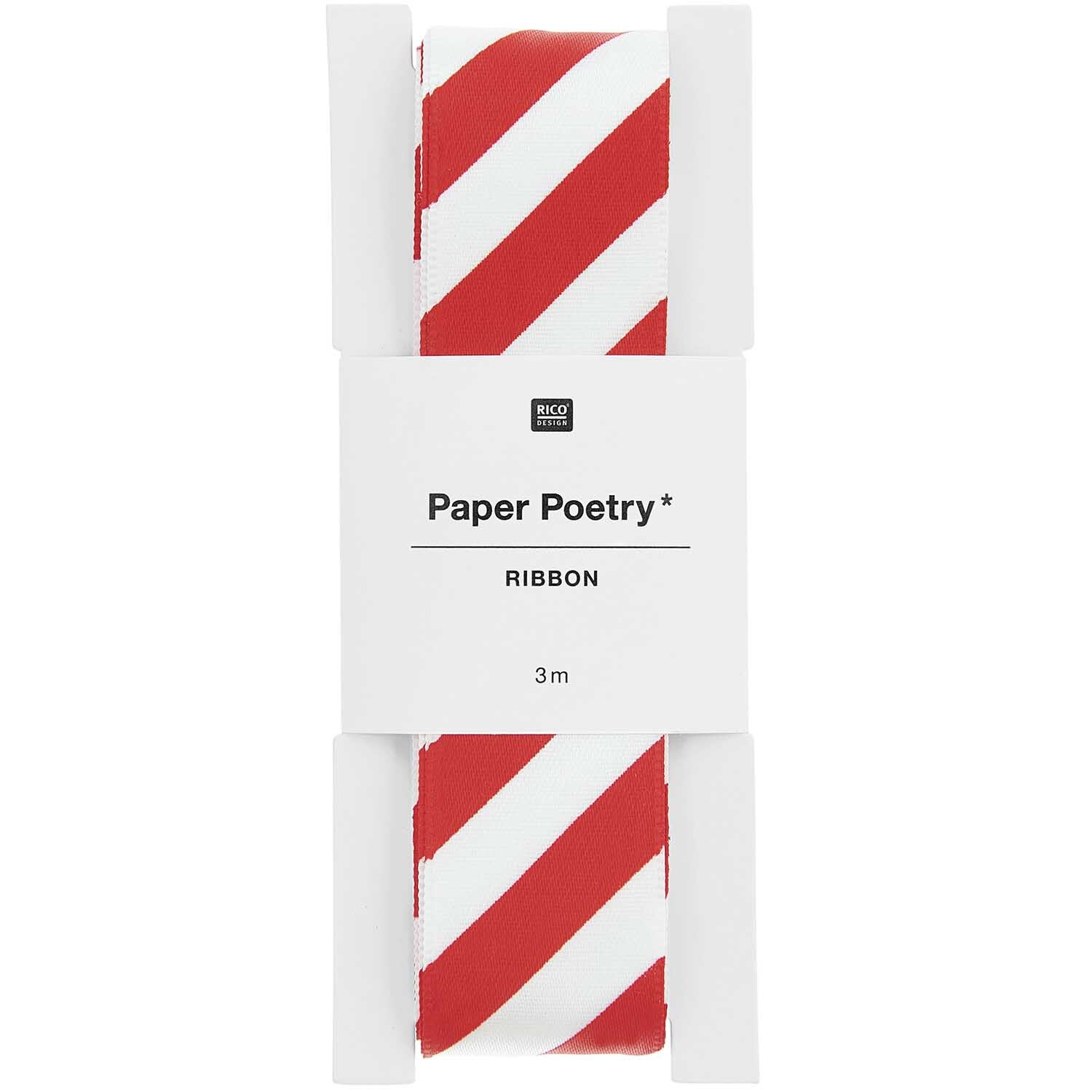 Paper Poetry Satinband Streifen 25mm 3m