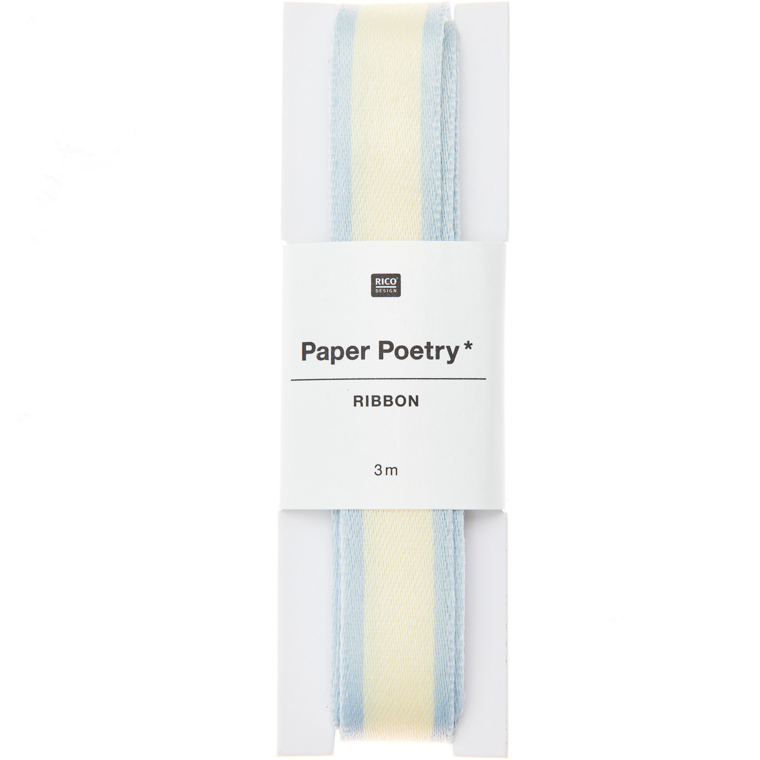 Paper Poetry Webband Duo Streifen Gelb/ Salbei