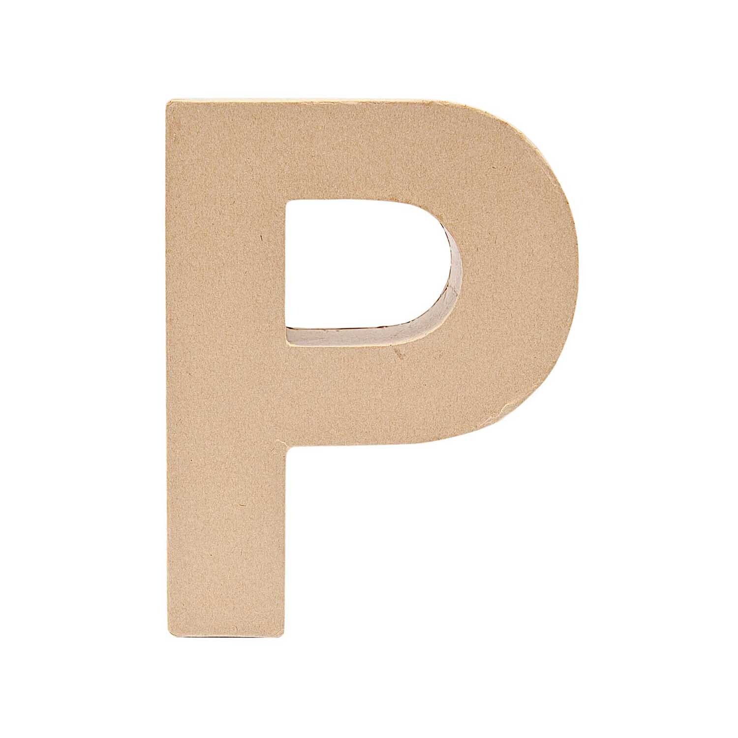 3D Papp-Buchstaben stehend