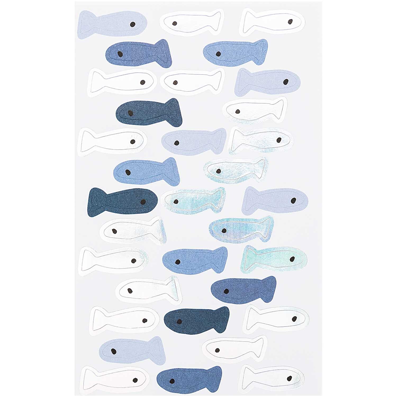 Paper Poetry Sticker Fische 80 Stück