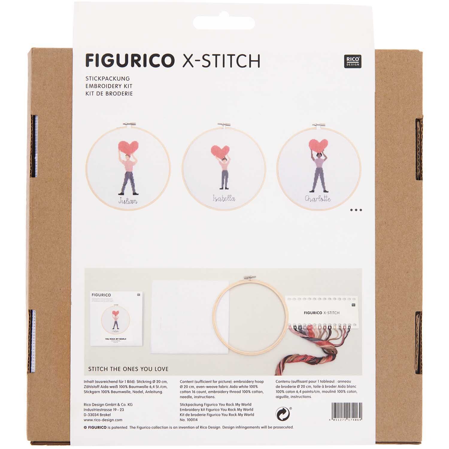 Figurico Stickpackung You Rock My World 20cm
