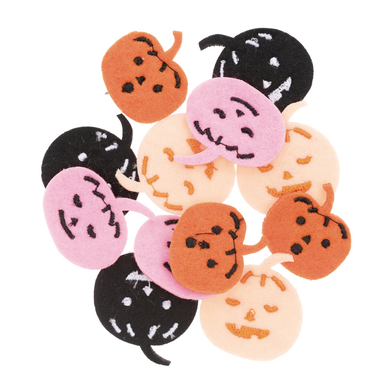 Rico Design Filzstreu Kürbis Mix mehrfarbig 12 Stück