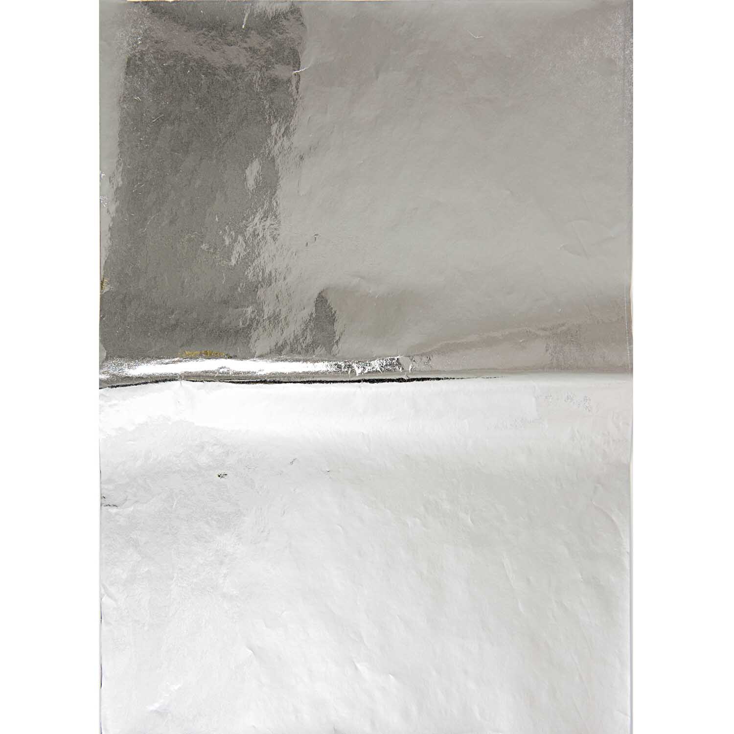 SB Paper Patch Papier silber 30x42cm 3 Bogen Hot Foil