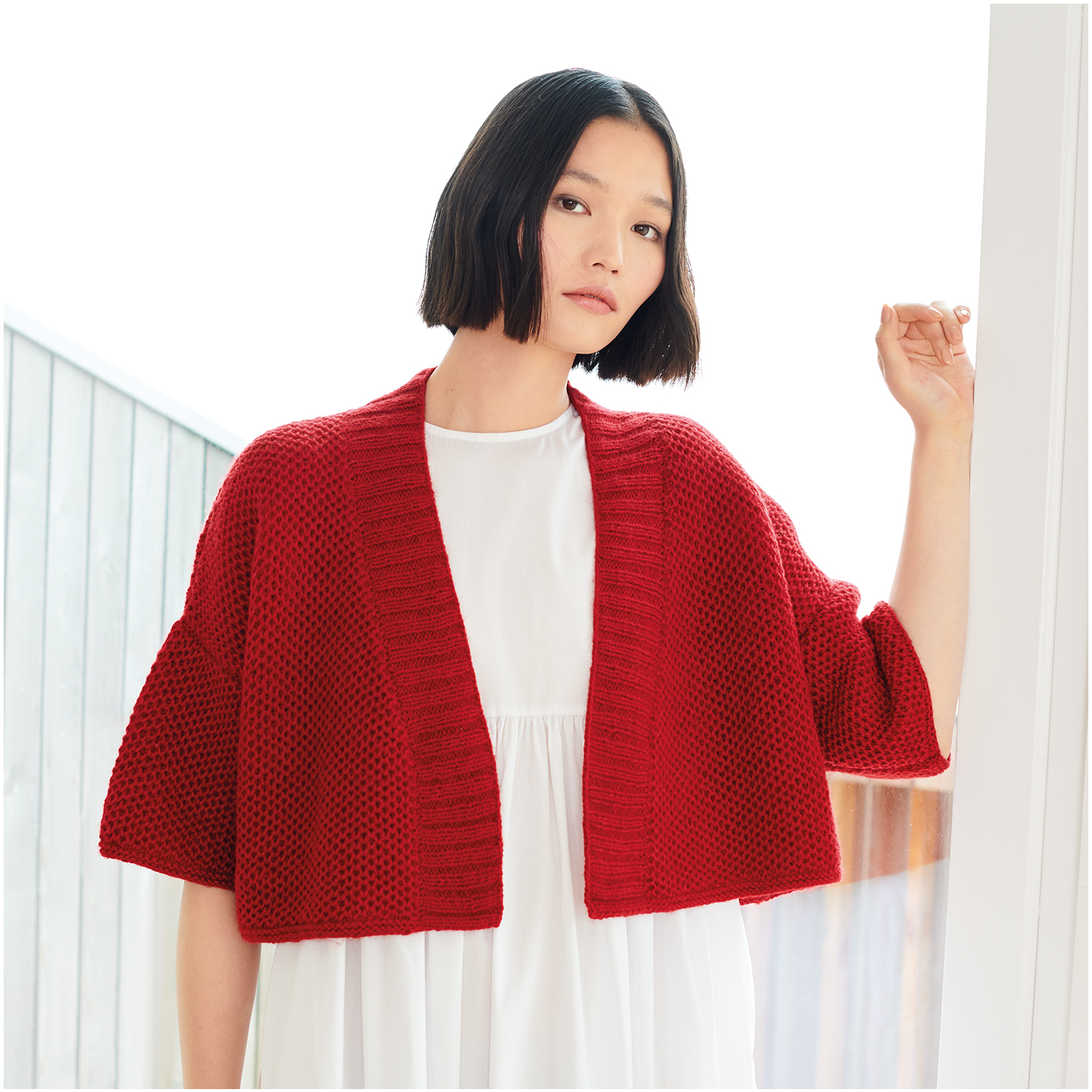 Strickset Kimono Jacke Modell 01 aus Lovewool Nr. 18