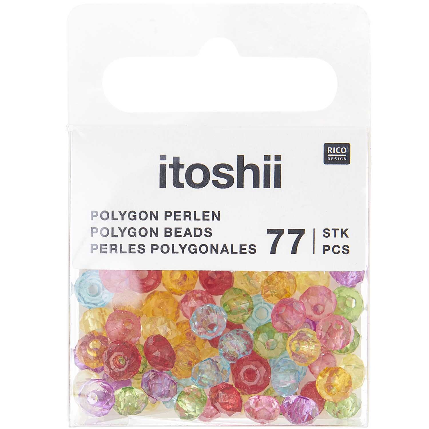 itoshii Polygon Perlen Regenbogen