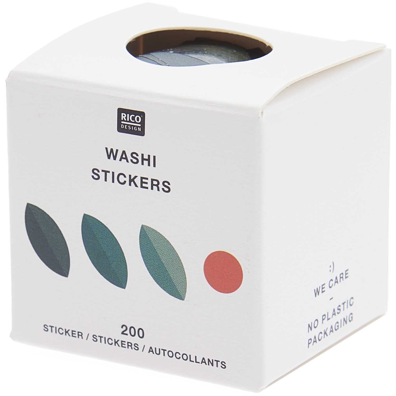 Paper Poetry Washi Sticker Blätter 200 Stück