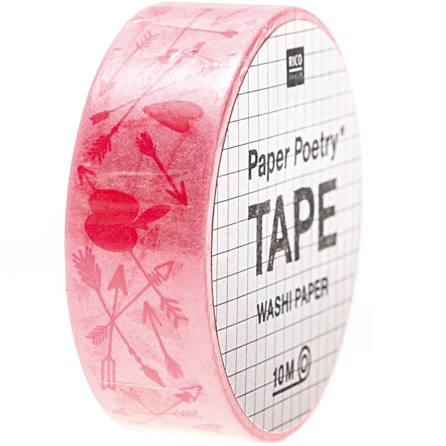 Paper Poetry Tape It must be love Pfeile 1,5cm 10m