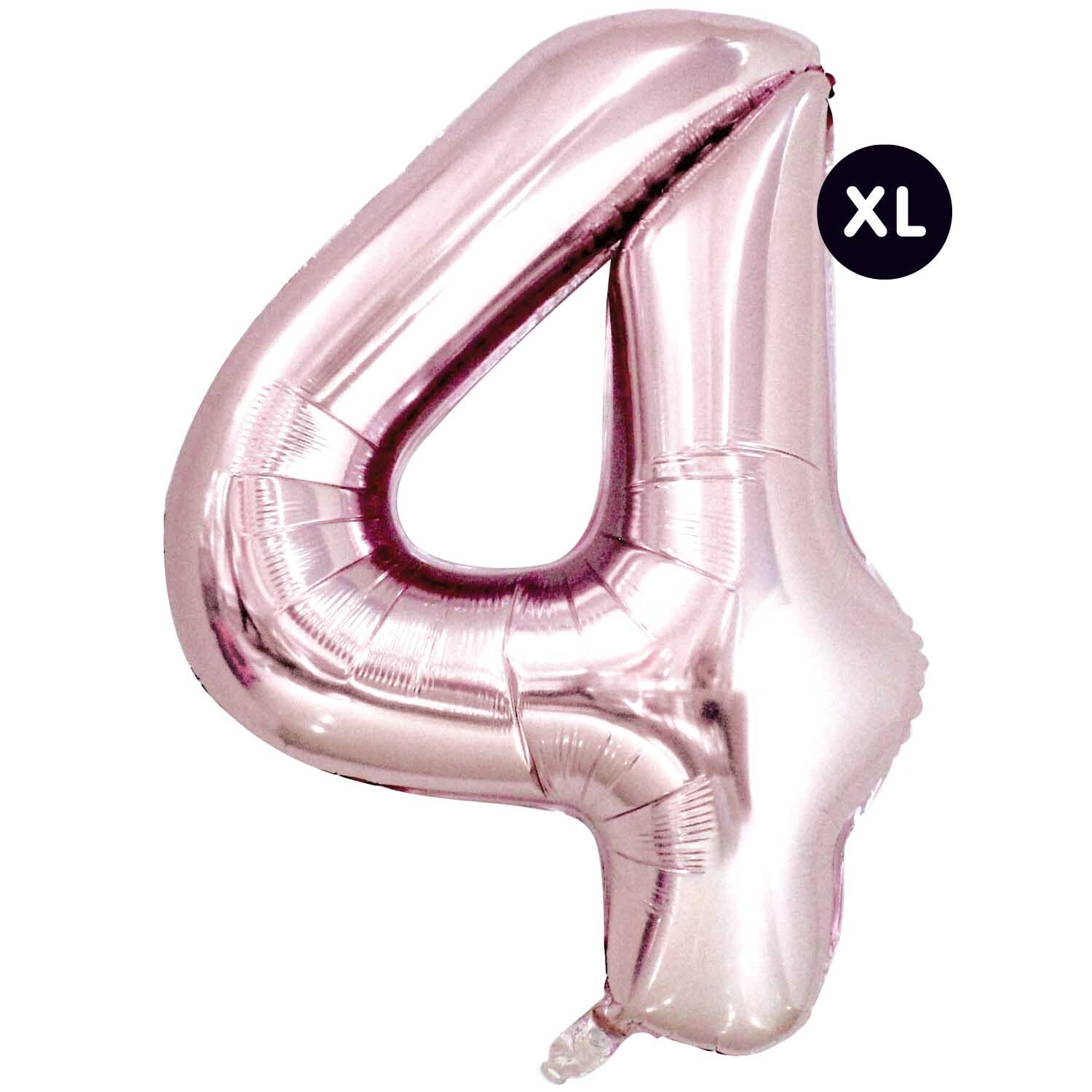 Folienballon Zahl rosa 86cm