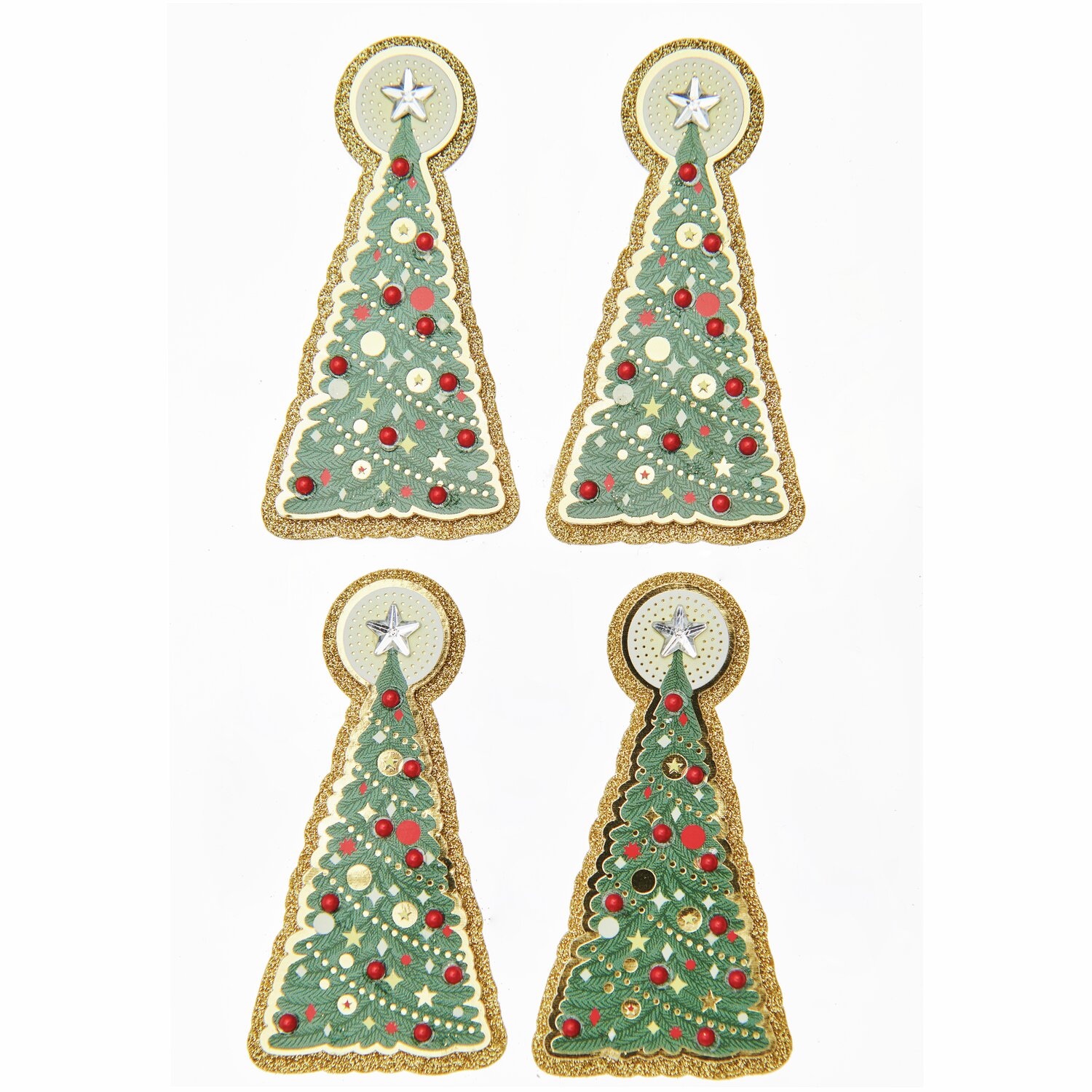 Rico Design Paper Poetry 3D Sticker Bäume groß