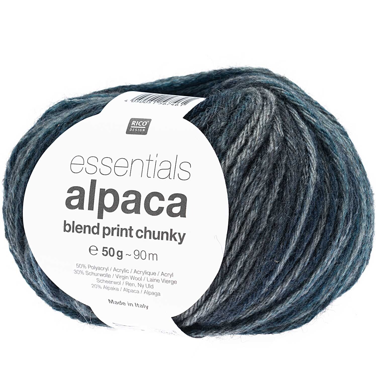 Essentials Alpaca Blend Print Chunky