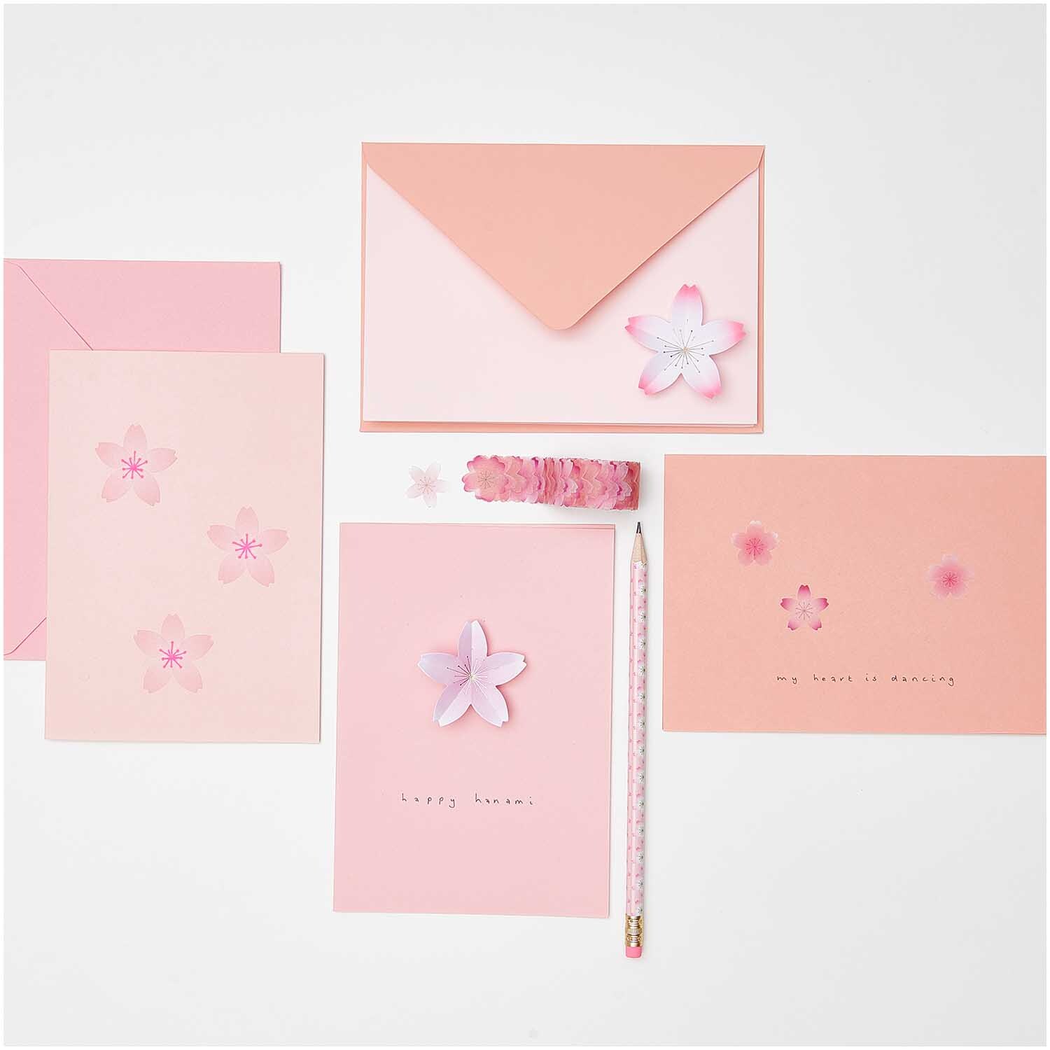 Paper Poetry Kartenset Sakura Mix B6/B6 24teilig