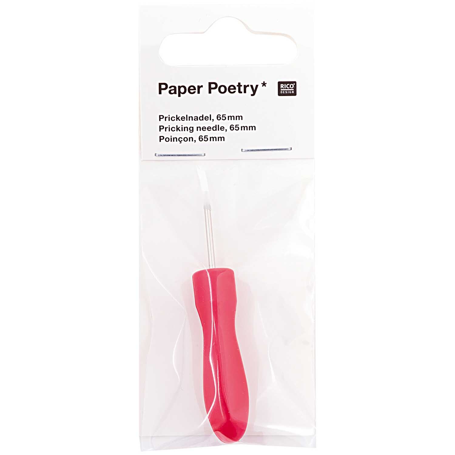Paper Poetry Prickelnadel rot 6,5cm