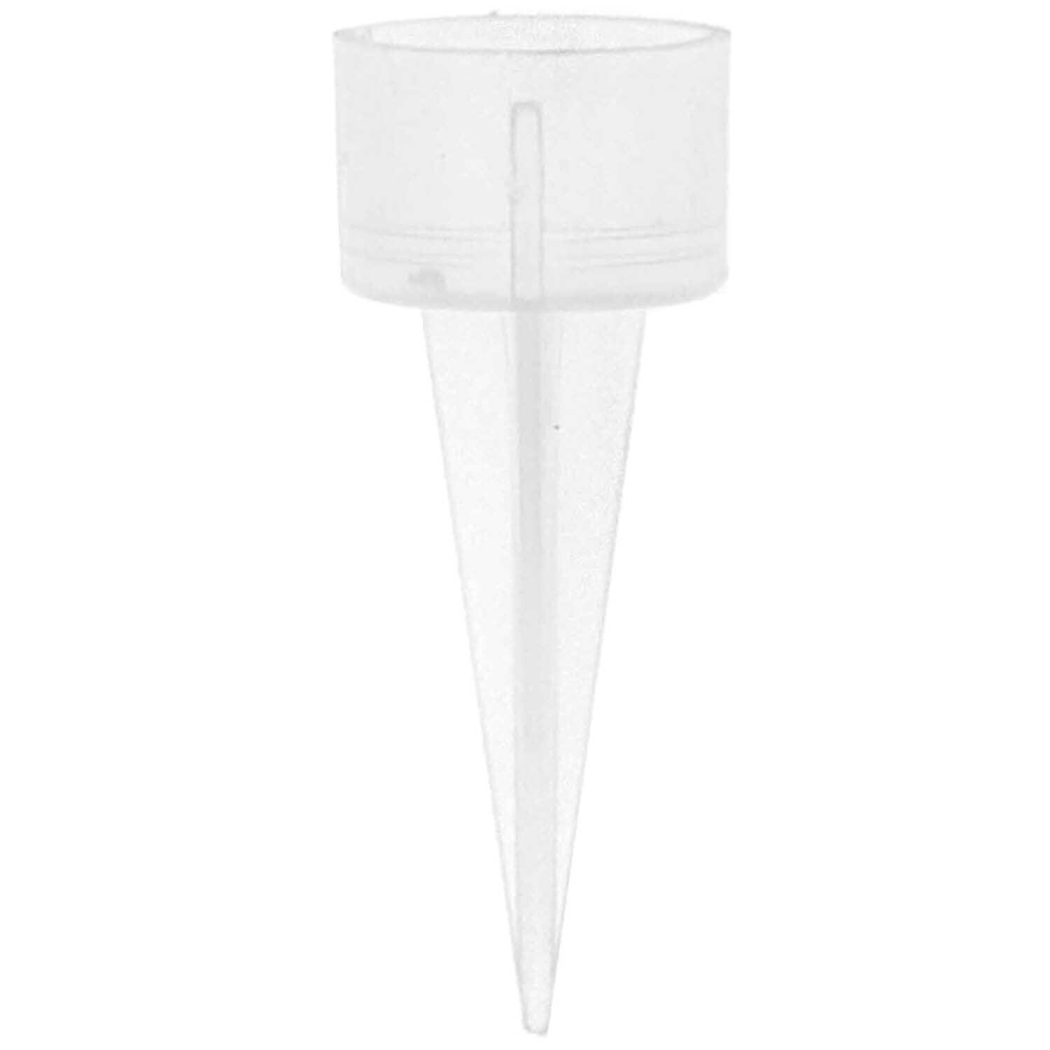Spiral Kerzenhalter transparent1,2cm 10 Stück