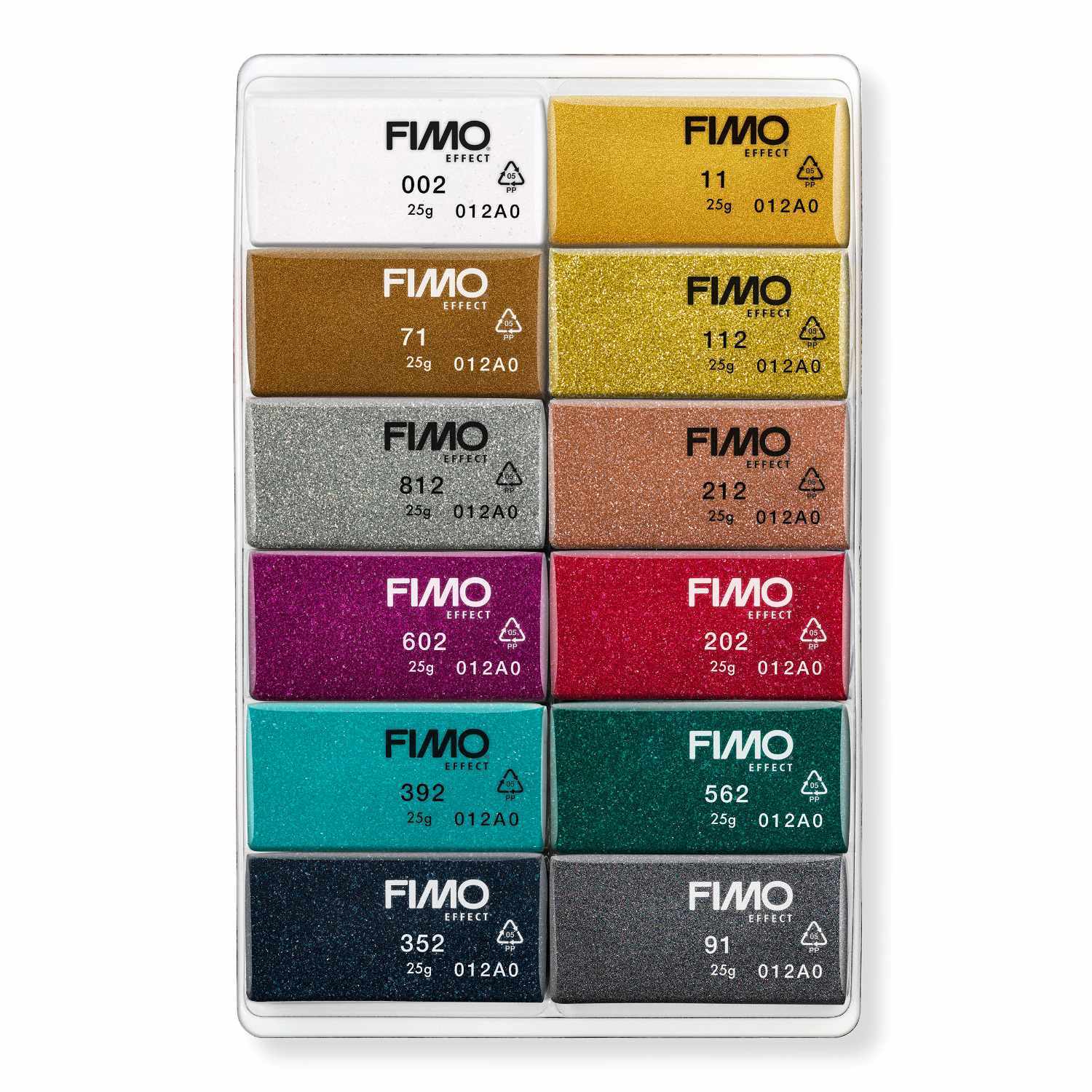 FIMO soft Set-Sparle-Colours 12 Halbblöcke