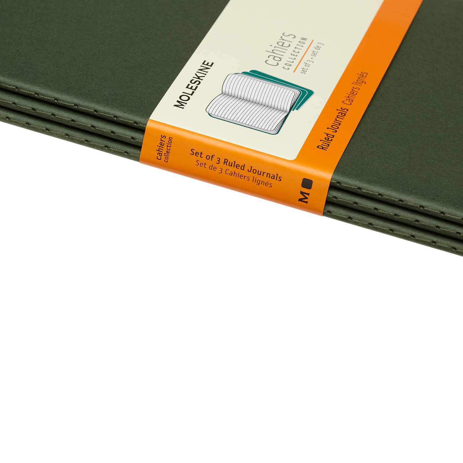 Notizbücher Cahier liniert Kartoneinband A5 3 Stück