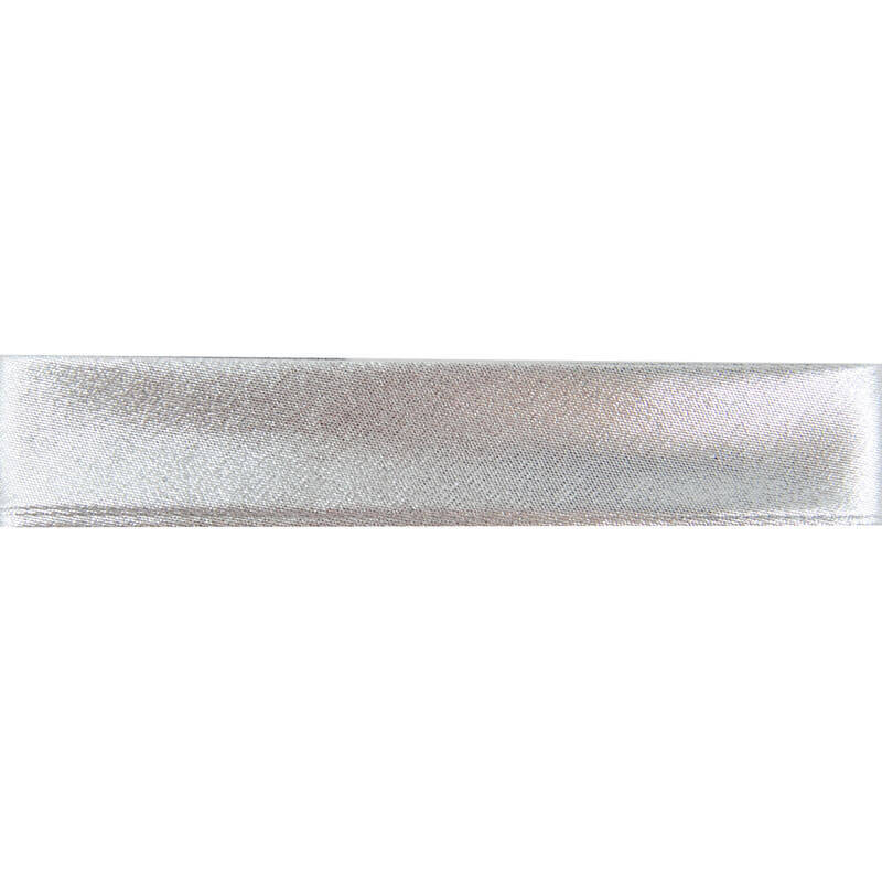Schrägband silber 20mm 2m