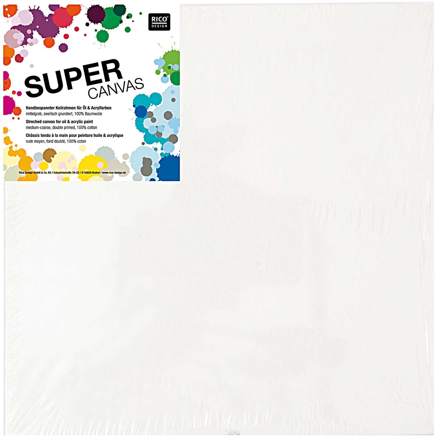 Super Canvas Keilrahmen 3er Set 30x30cm