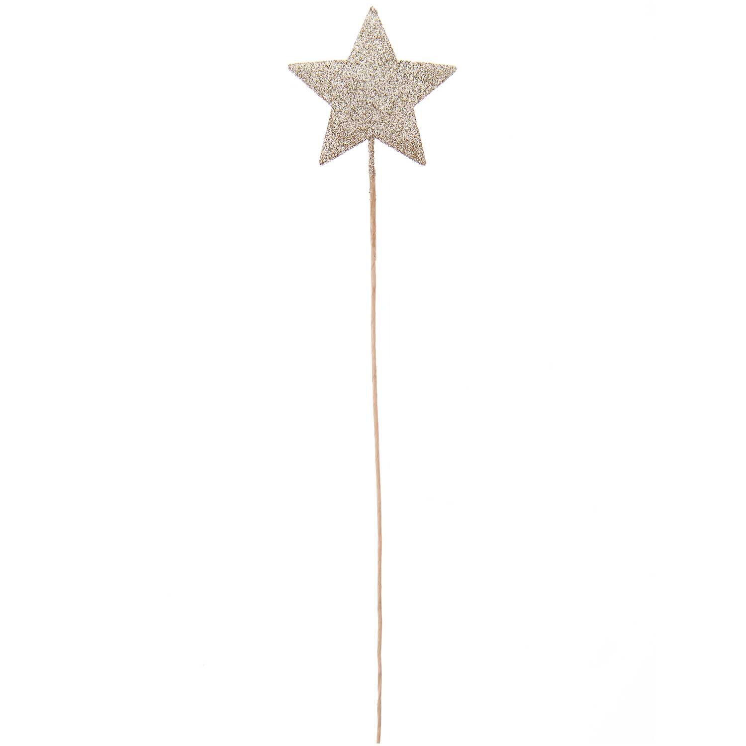 Glitter-Picker Stern gefüllt 27x5cm