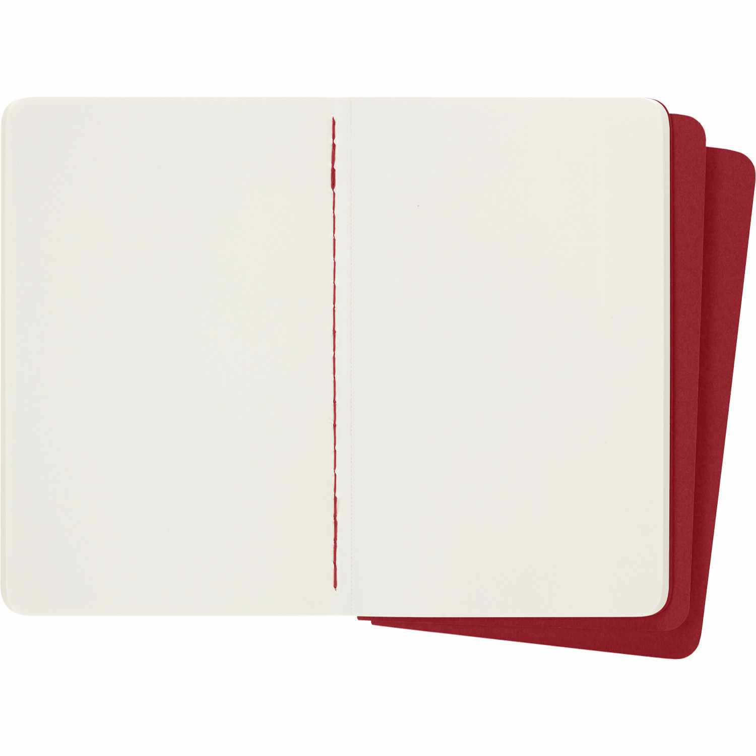 Notizbücher Cahier blanko Kartoneinband A6 3 Stück