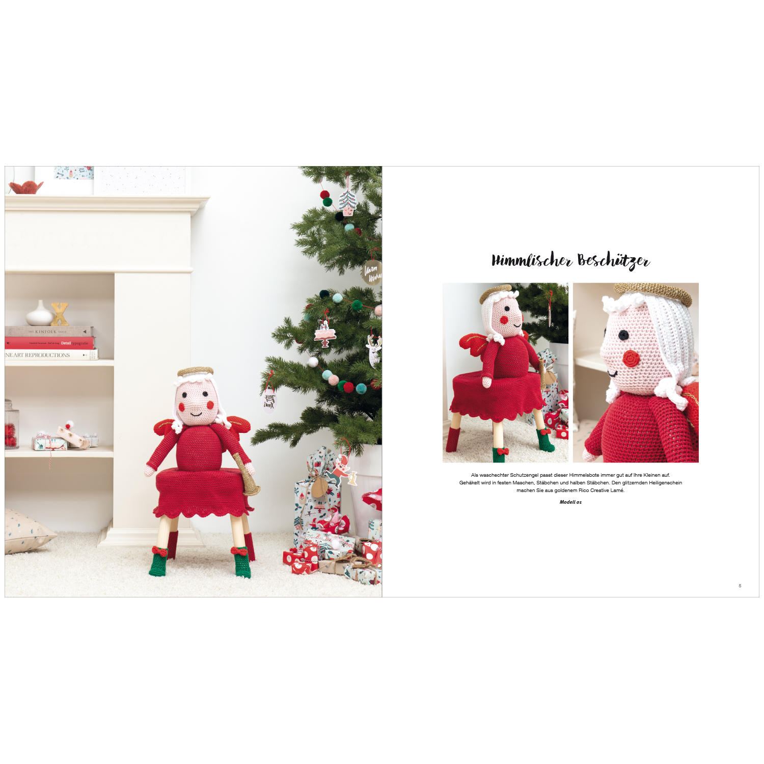 Häkelbuch Stool Covers Jolly Christmas