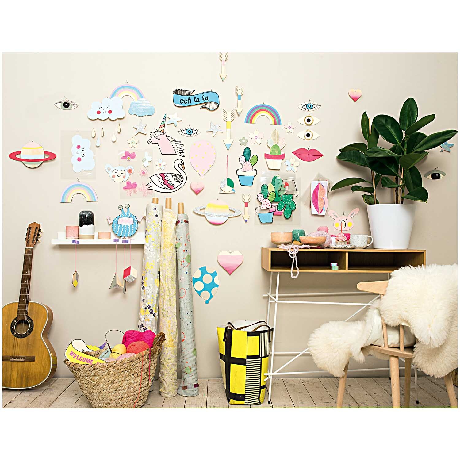 Wall Charm Tiere