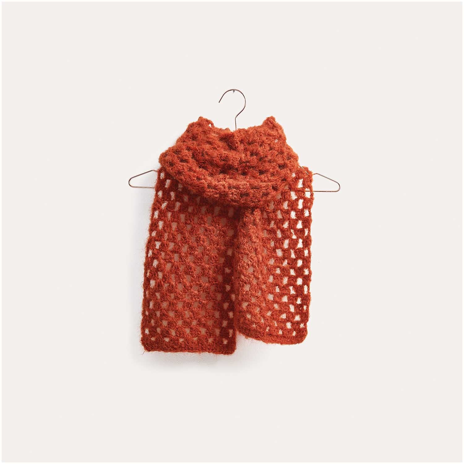Häkelset Schal Modell 06 aus Winter Crochet Collection Mohair