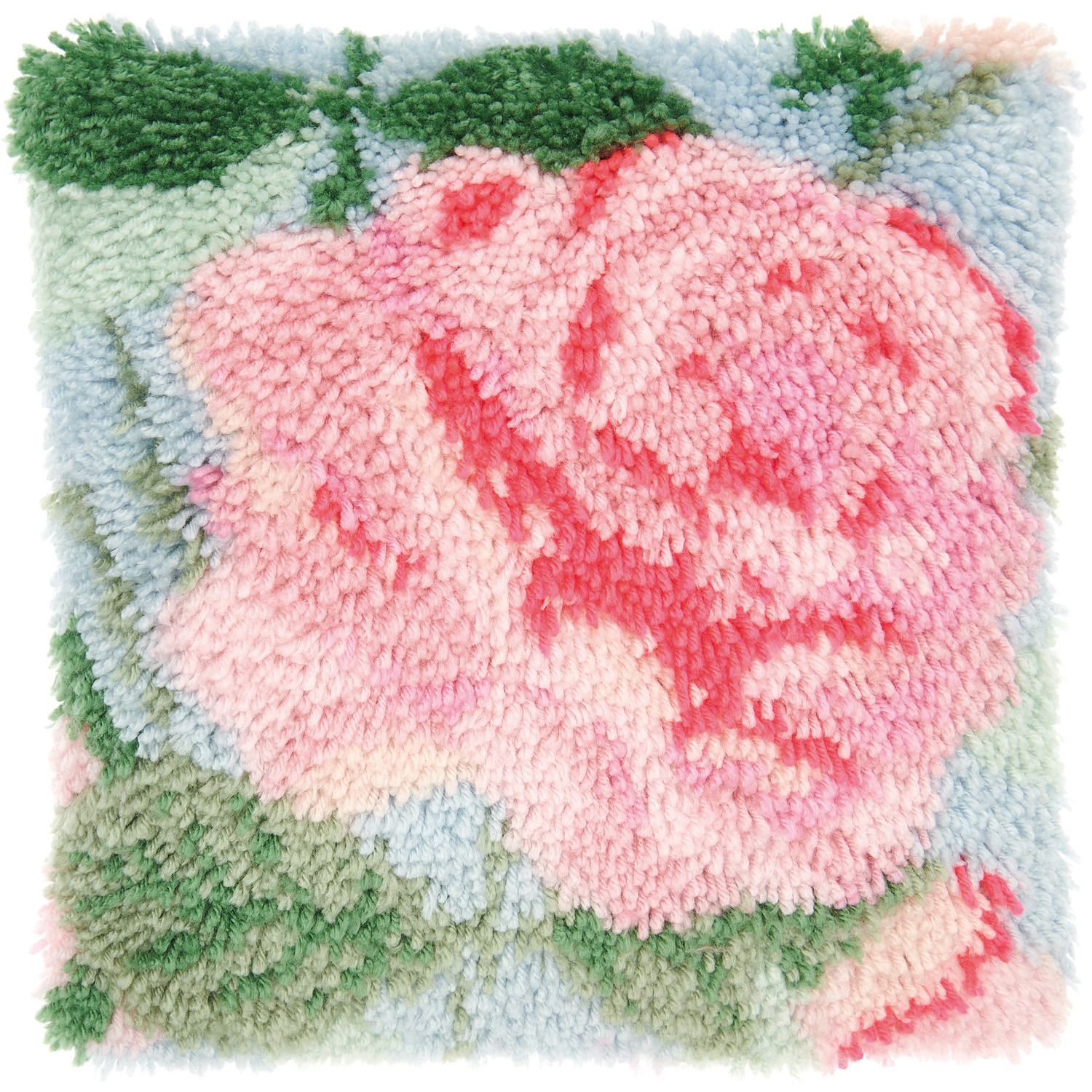 Rico Design Rico Hooki Hooki Knüpfset Kissen Rose