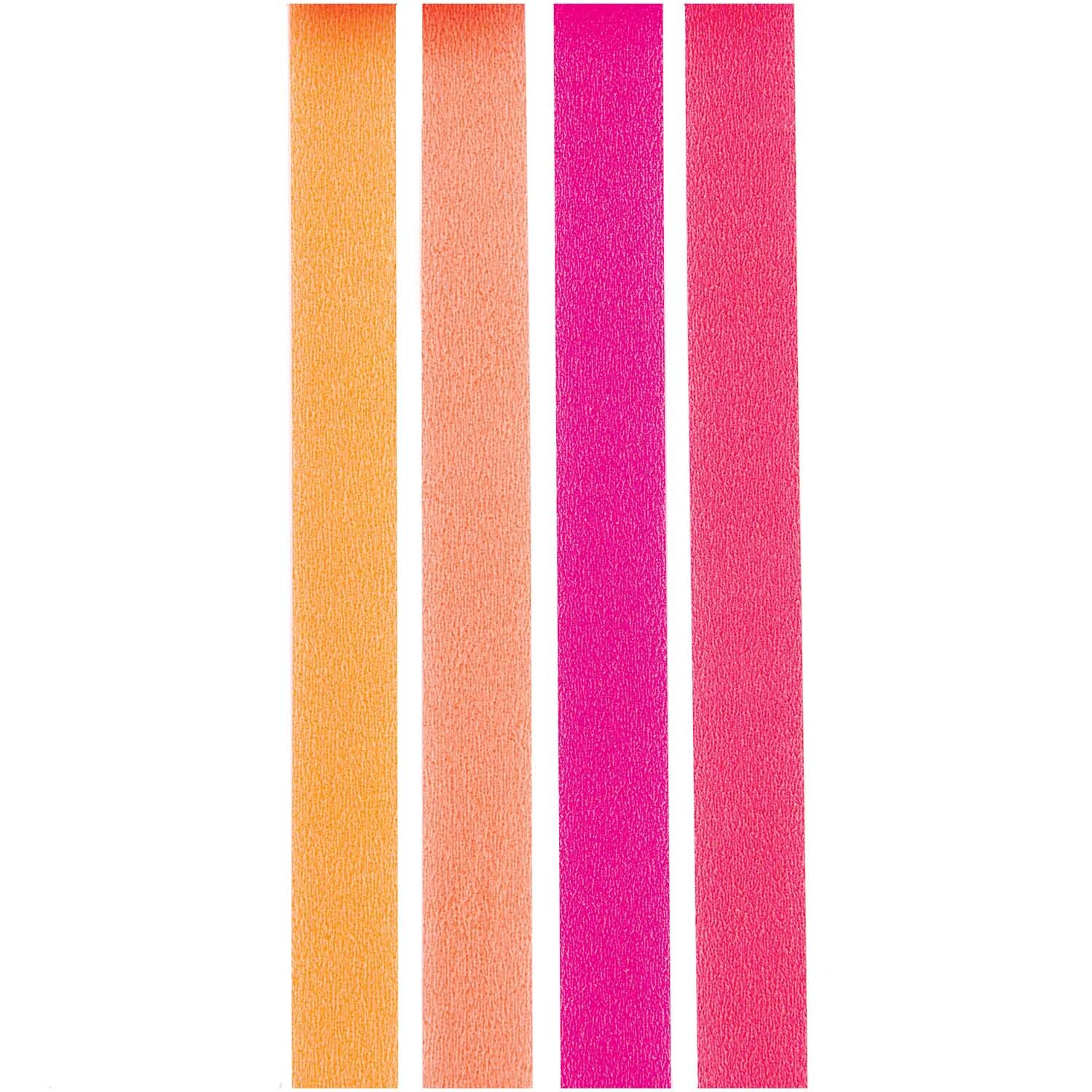 Paper Poetry Tape Set Neon Rottöne 15mm 10m 4teilig