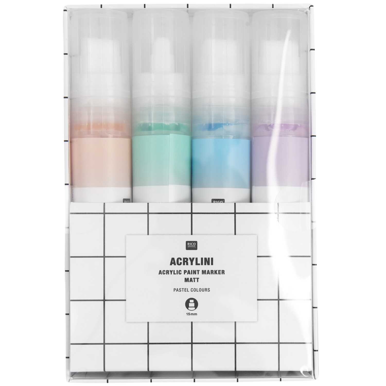 Acrylini Marker Set XL Pastel Colours
