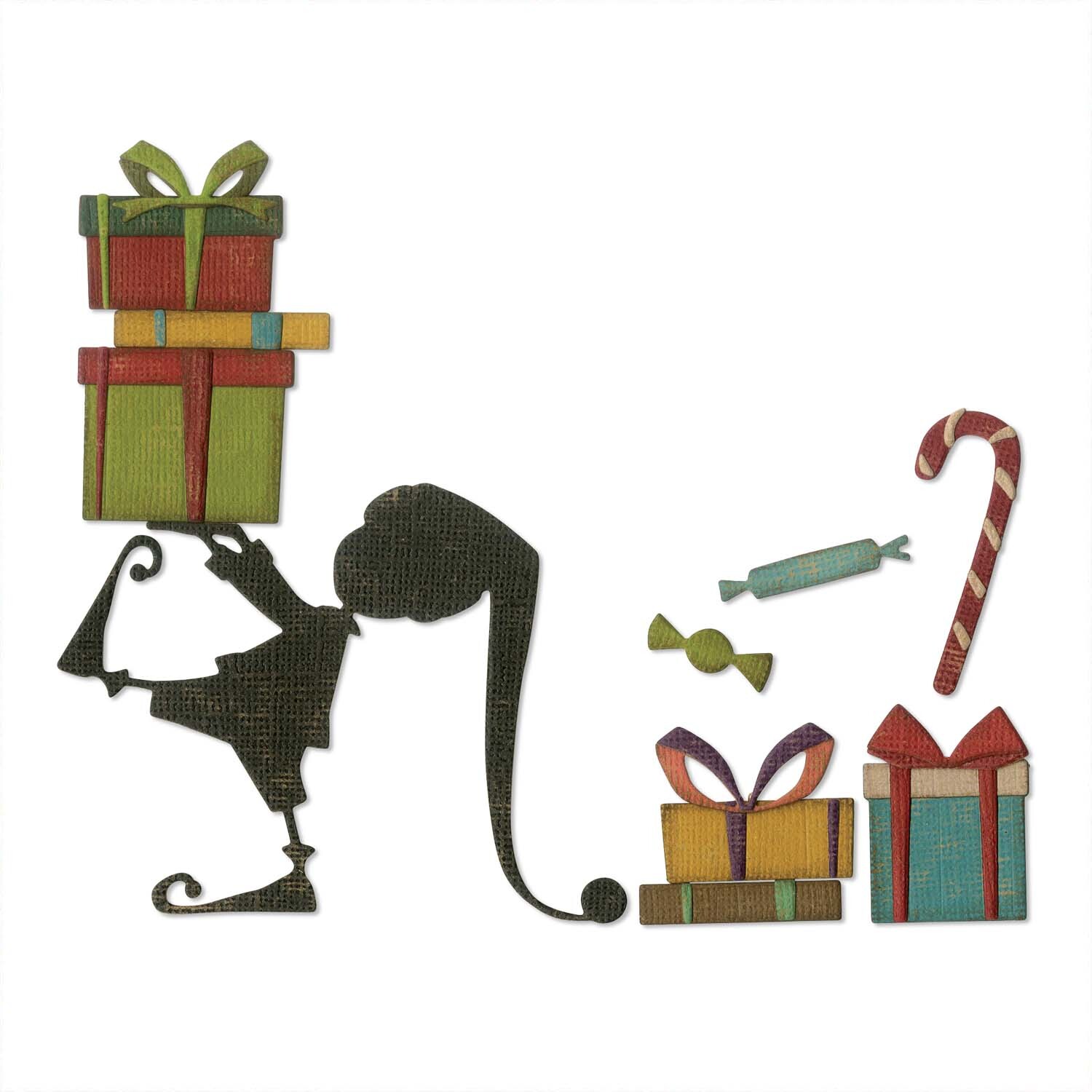 Thinlits Die Santas Helper by Tim Holtz
