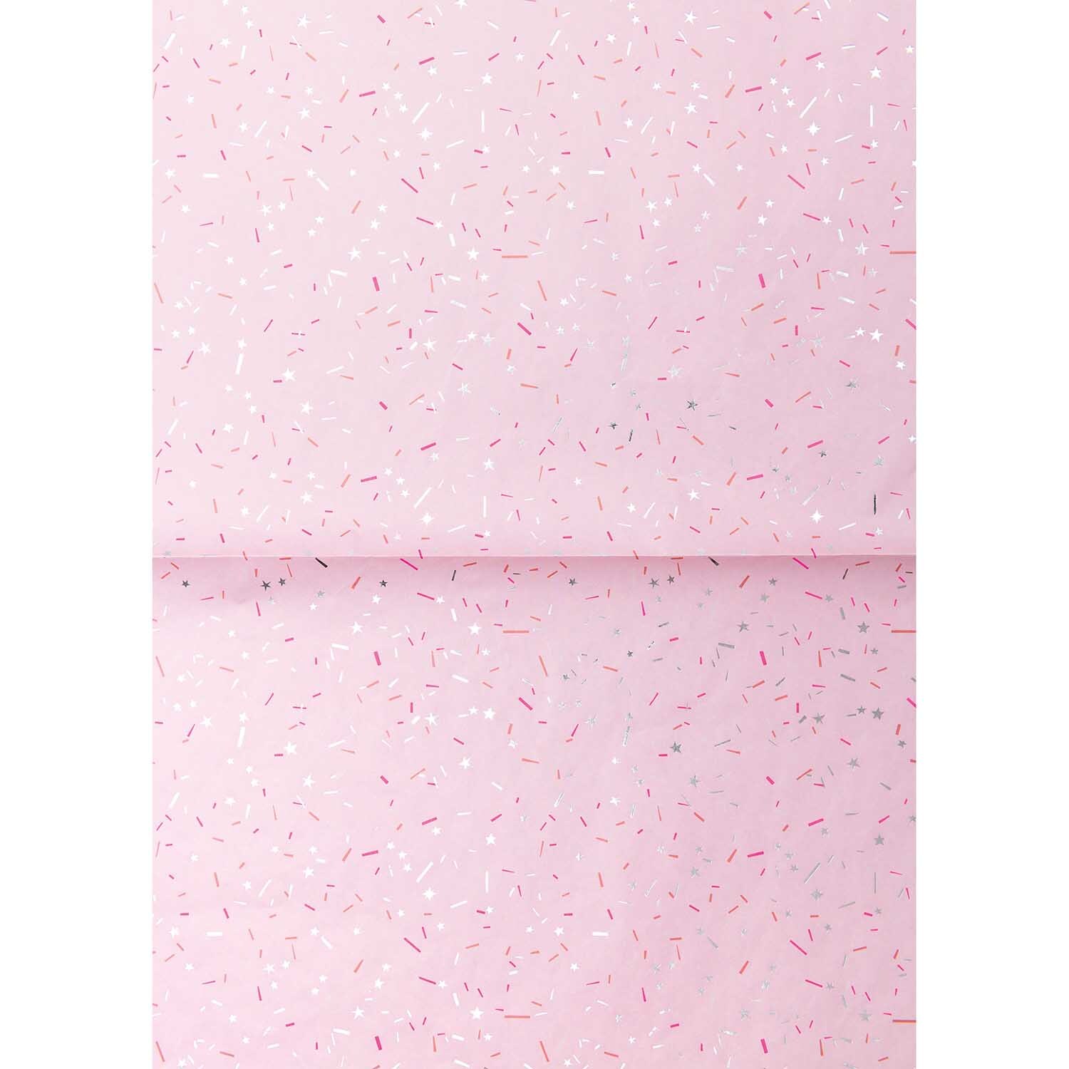 Paper Patch Papier Nostalgic Christmas Konfetti neon-pink 30x42cm