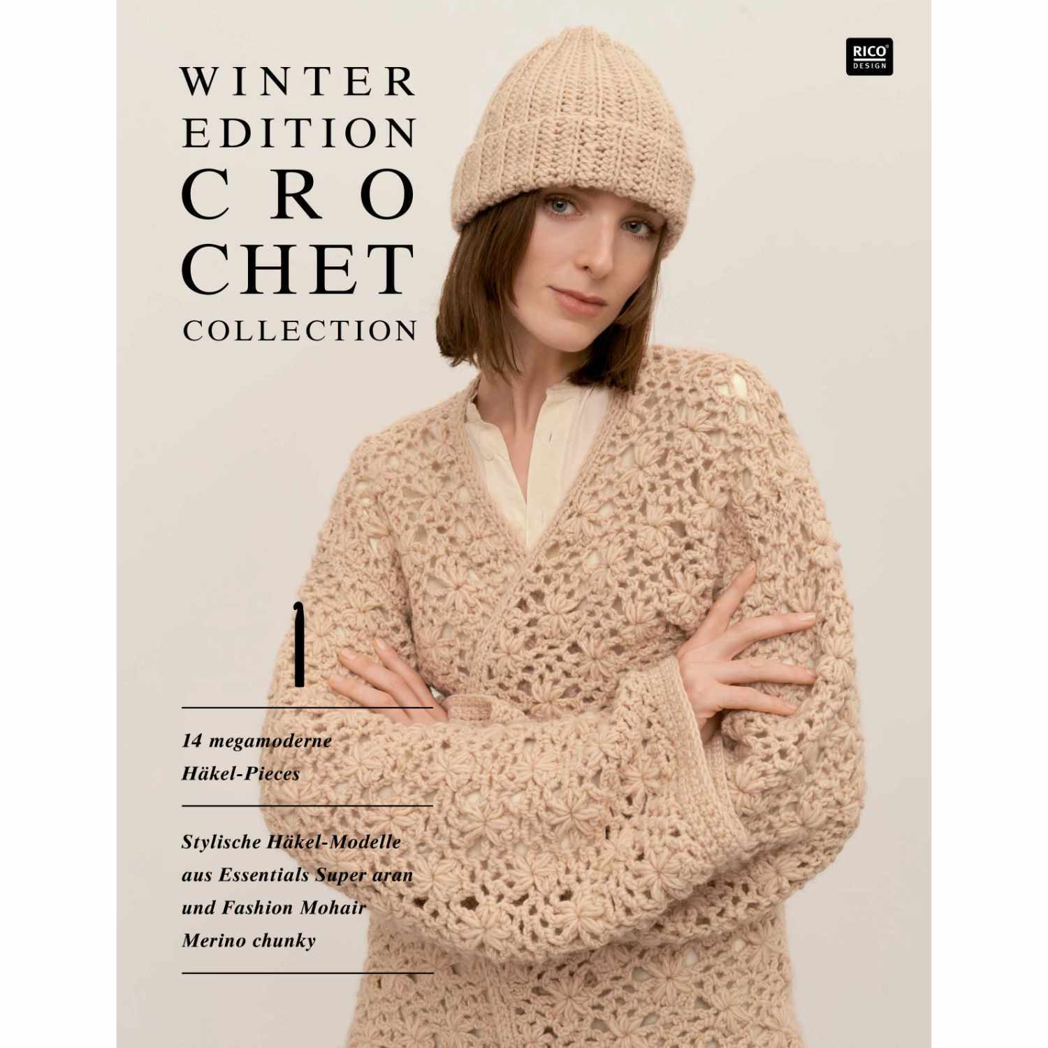 Häkelset Mütze Modell 07 aus Winter Crochet Collection 