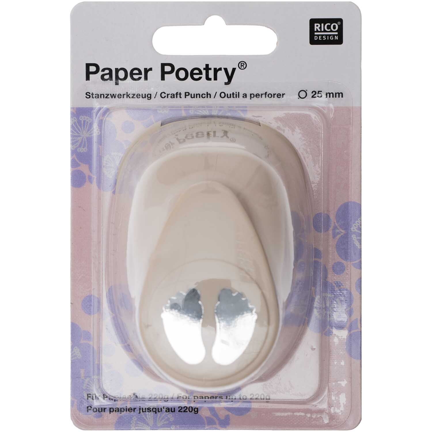 Paper Poetry Stanzer Babyfüße M 2,5cm