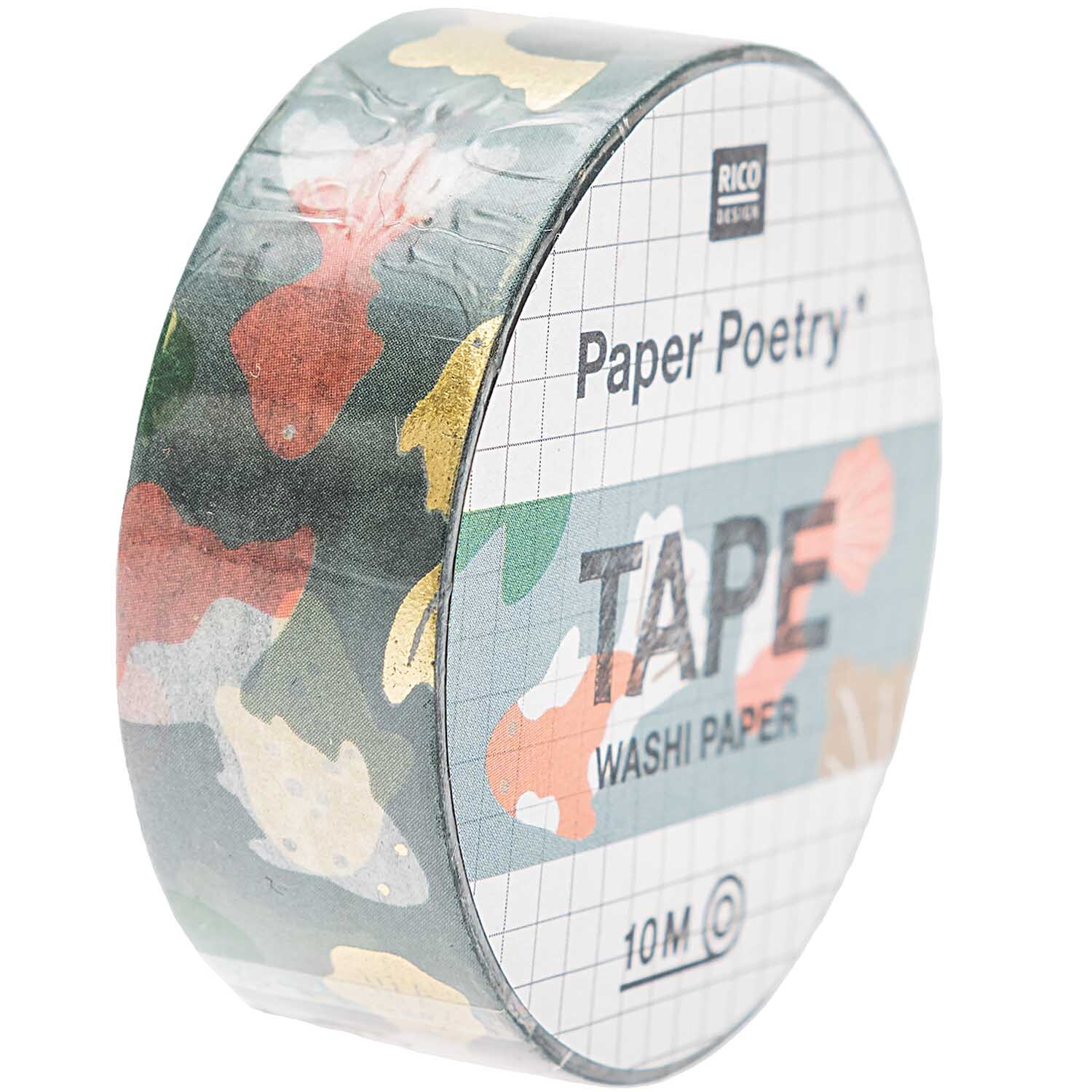 Paper Poetry Tape Jardin Japonais Kois 1,5cm 10m