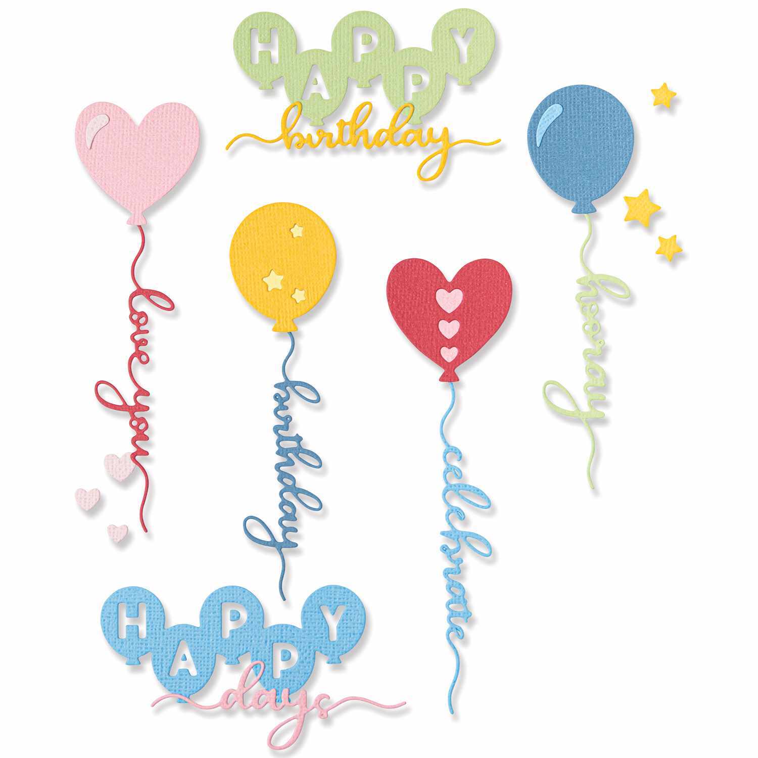 Thinlits Die Set Balloon Occasions by Olivia Rose