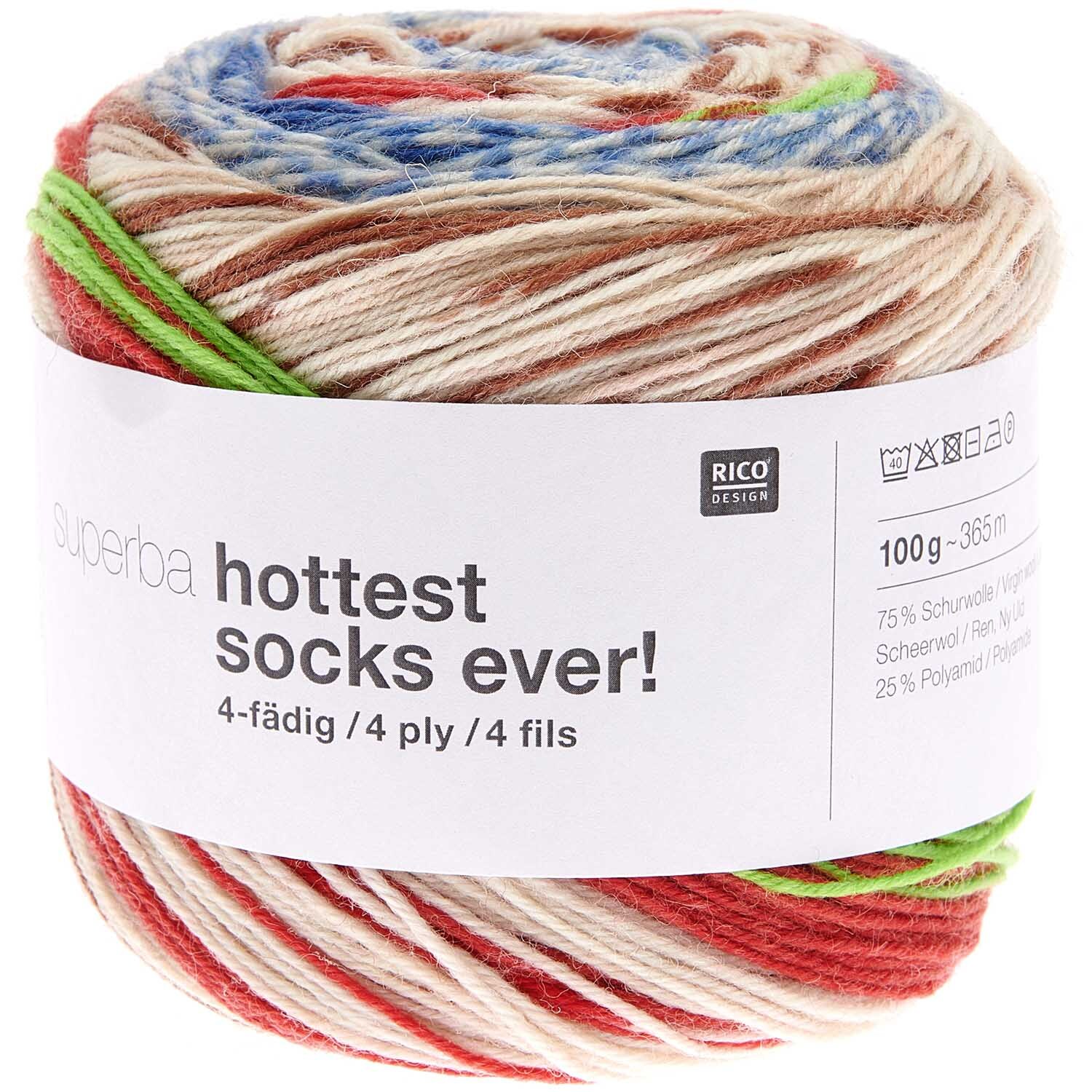 Superba Hottest Socks ever! 4fädig