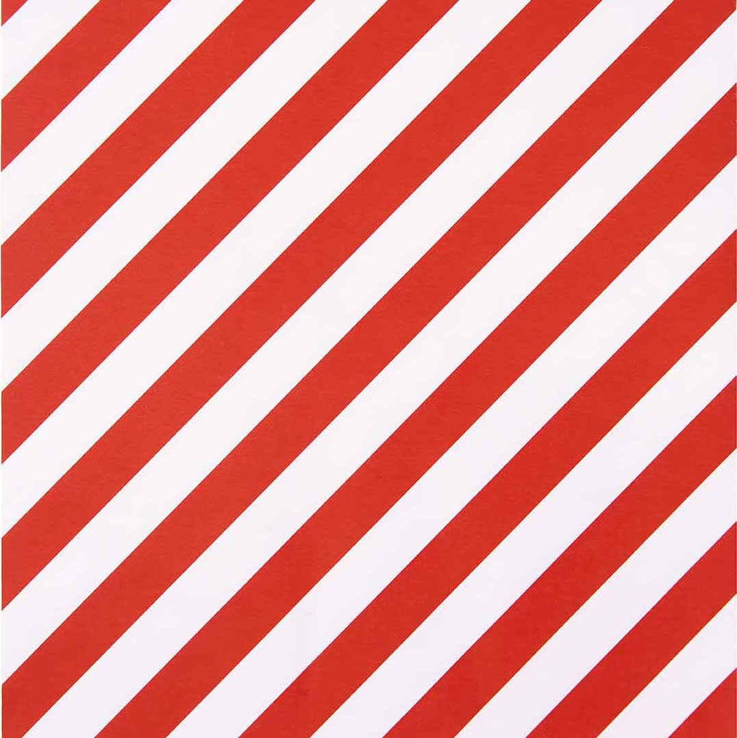 Paper Poetry Geschenkpapier Streifen rot-weiß 70cm 8m 80g/m²