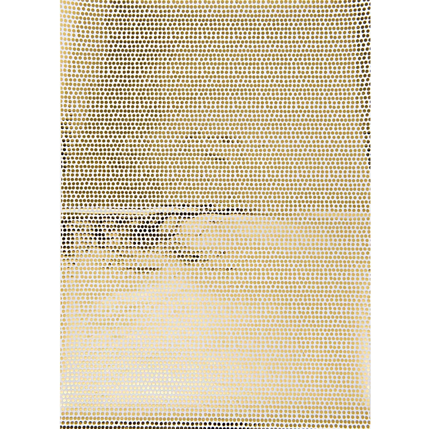 SB Paper Patch Papier Dots gold 30x42cm 3 Bogen Hot Foil