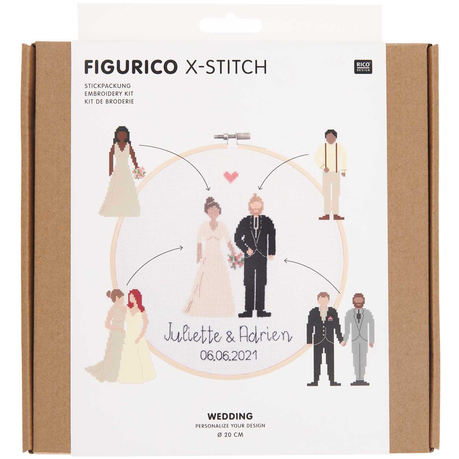 Figurico Stickpackung Wedding Ø 20cm