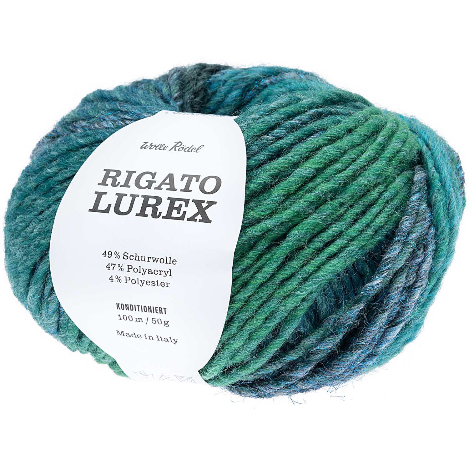 Rigato Lurex grün