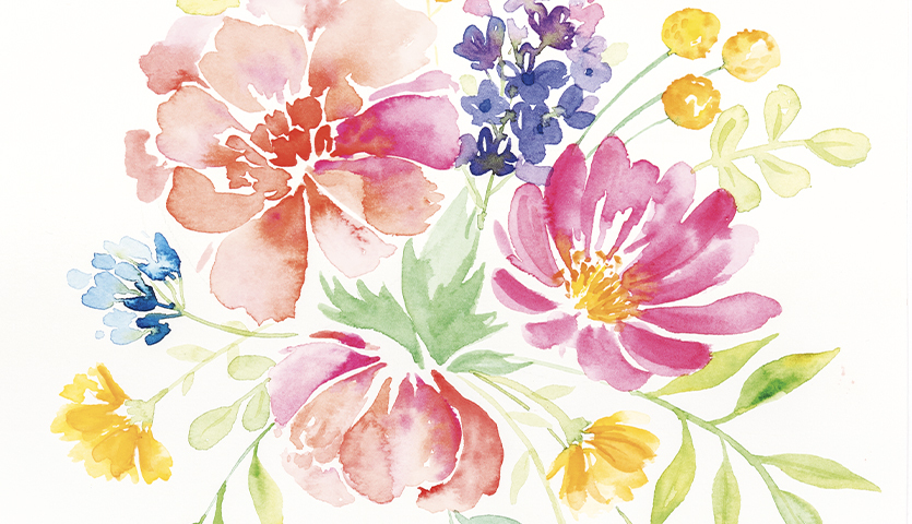 Anleitung Floral Watercoloring