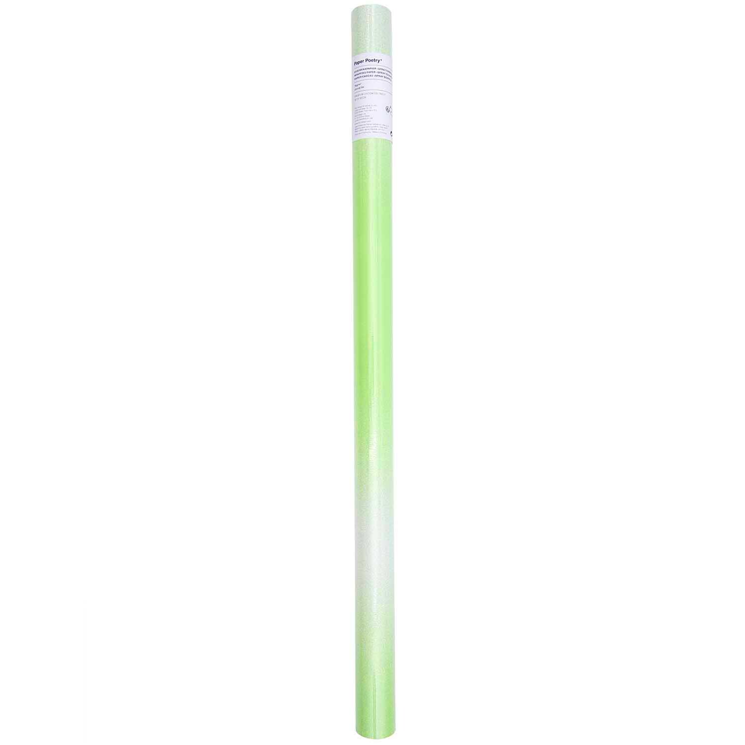 Paper Poetry Geschenkpapier Spray Farbverlauf neon grün 200x70cm 70g/m²