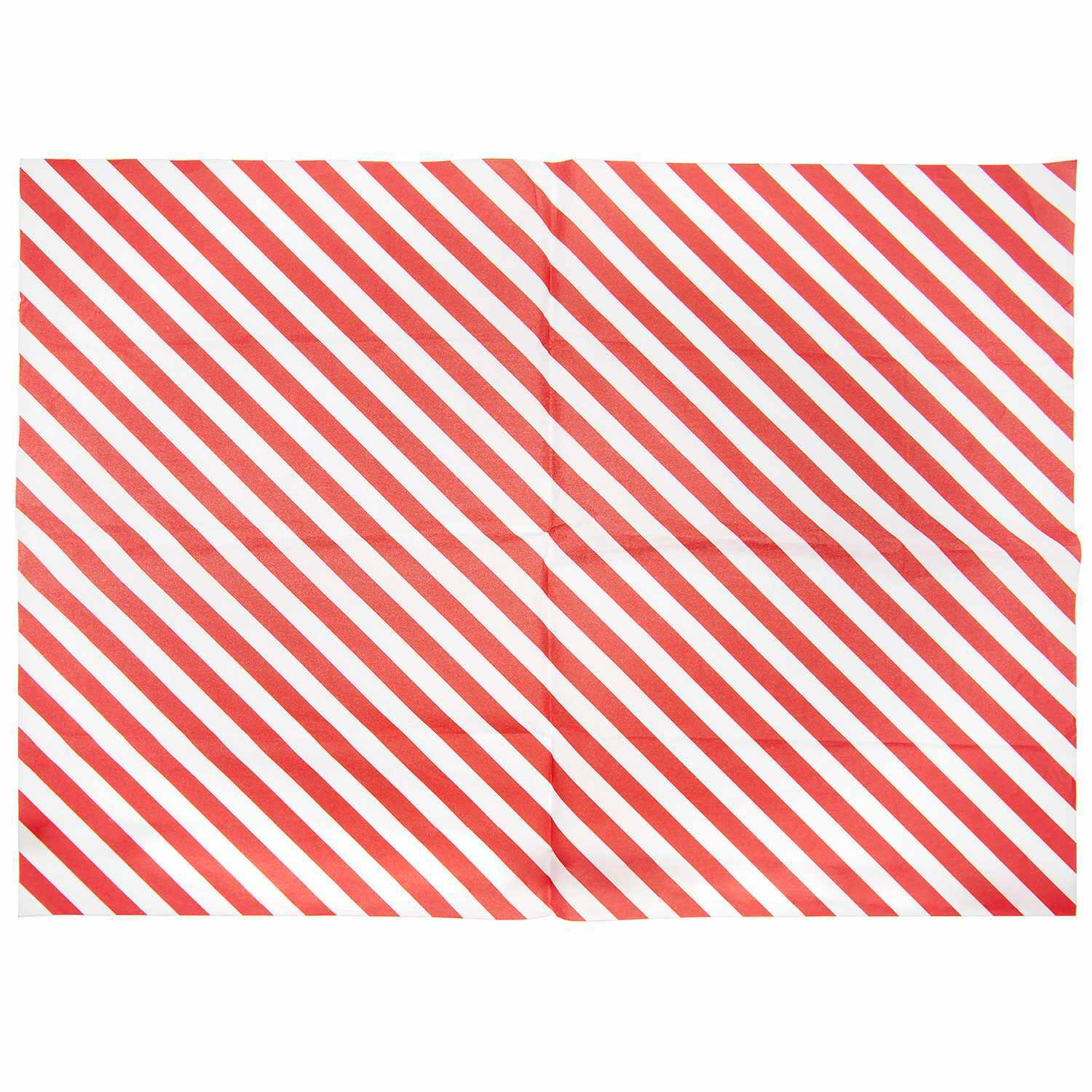 Paper Poetry Seidenpapier Streifen rot-weiß 50x70cm 5 Bogen