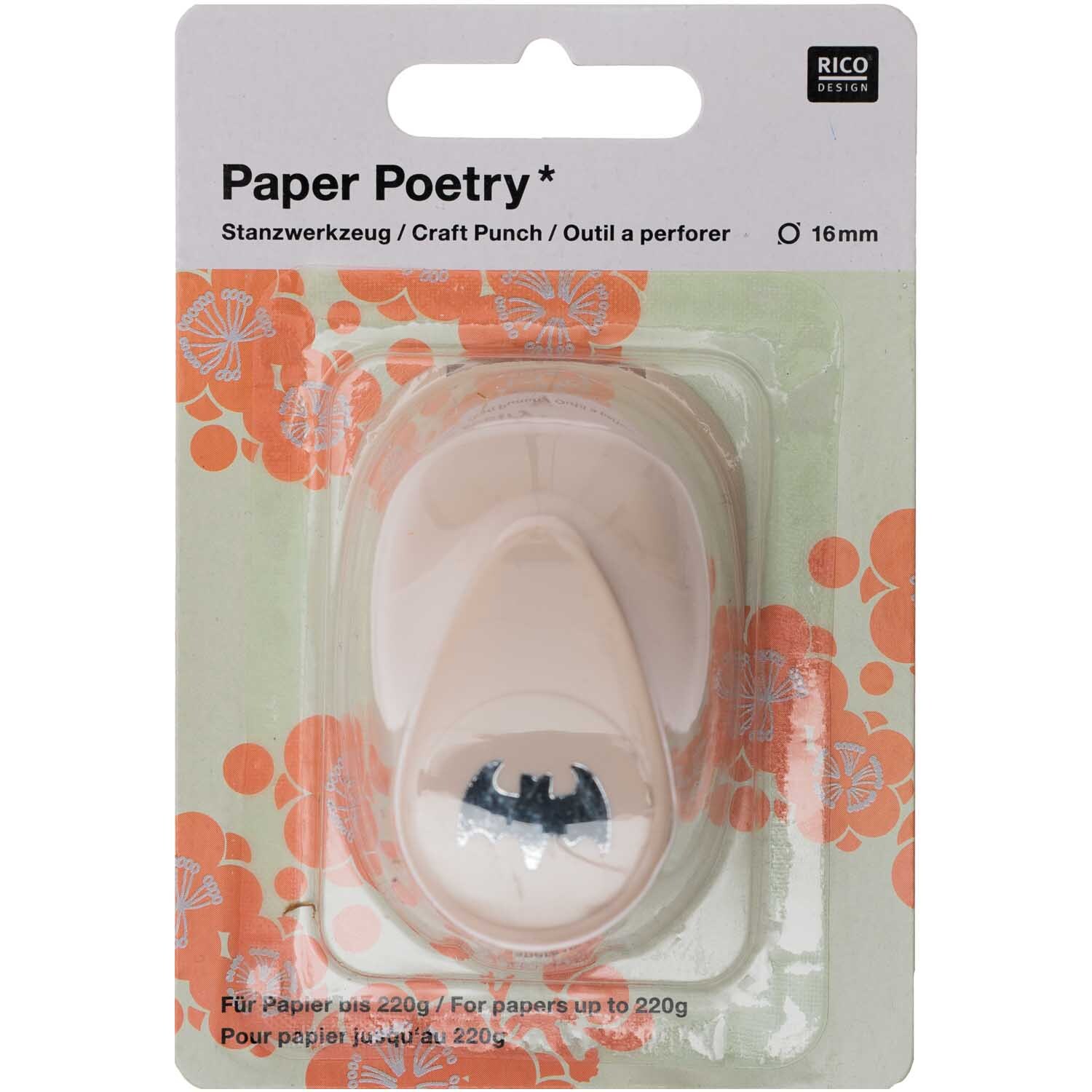 Paper Poetry Stanzer Fledermaus S 1,6cm