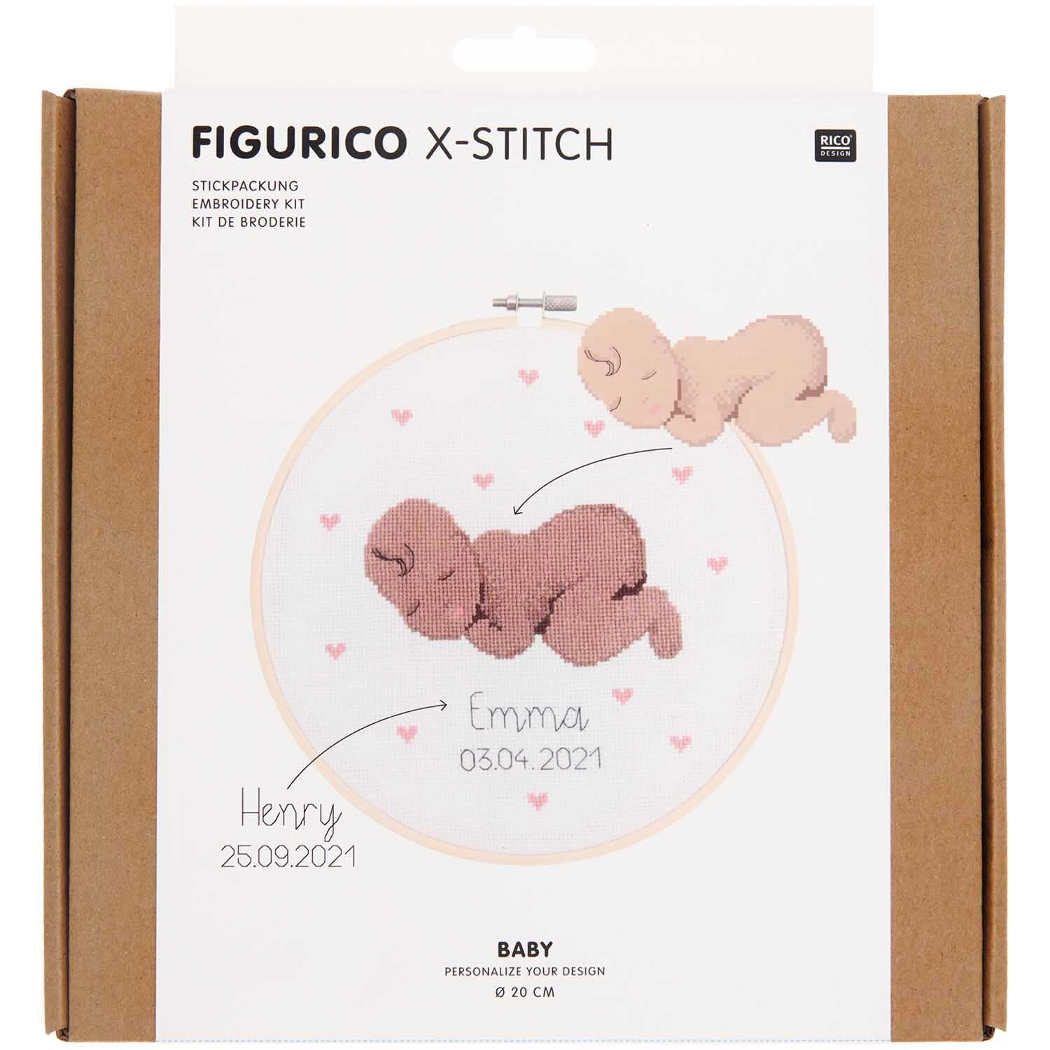 Figurico Stickpackung Baby 20cm